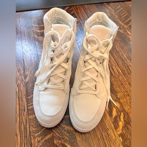 White wedge Sorel sneakers
